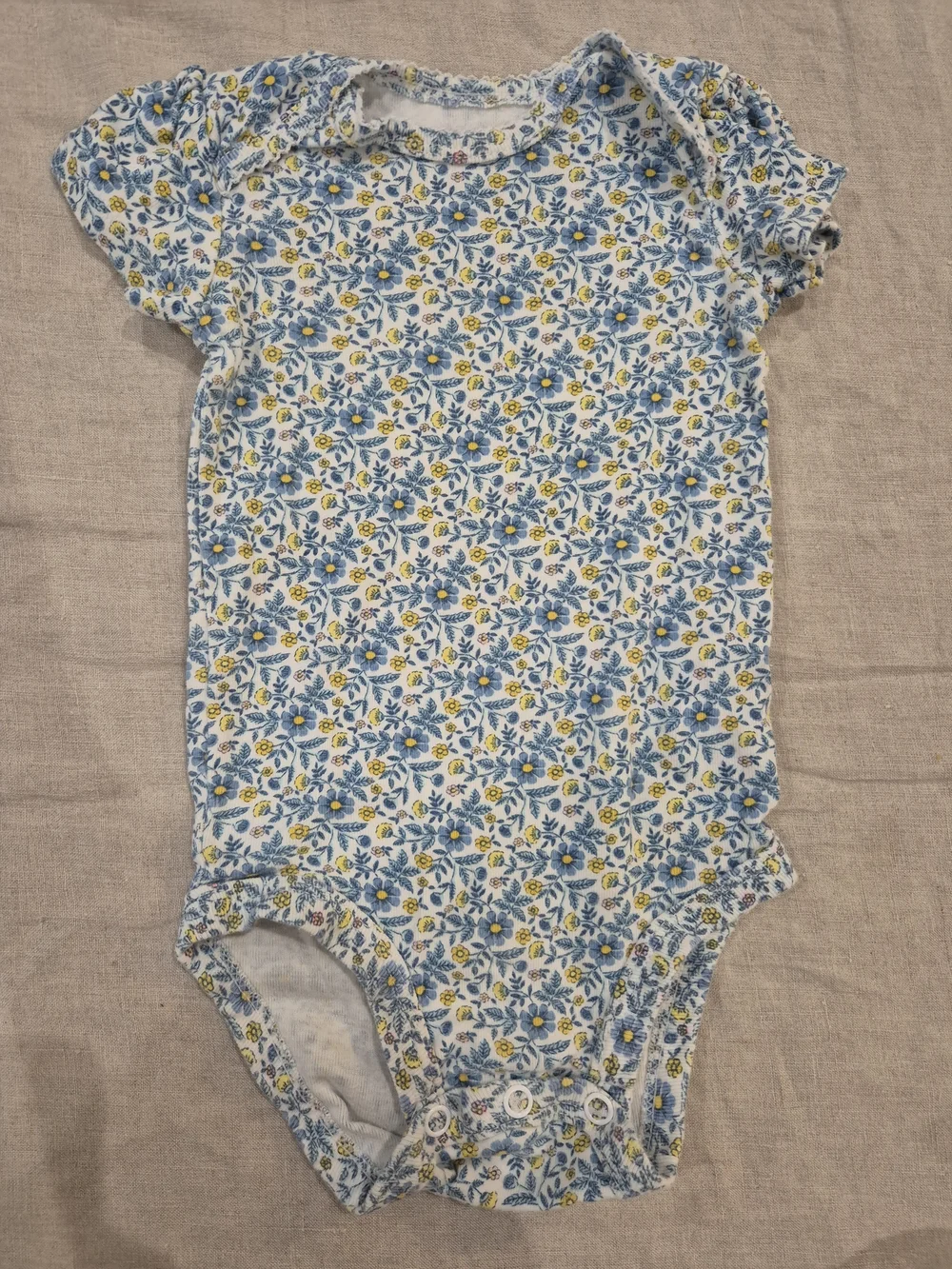 Carters teal white